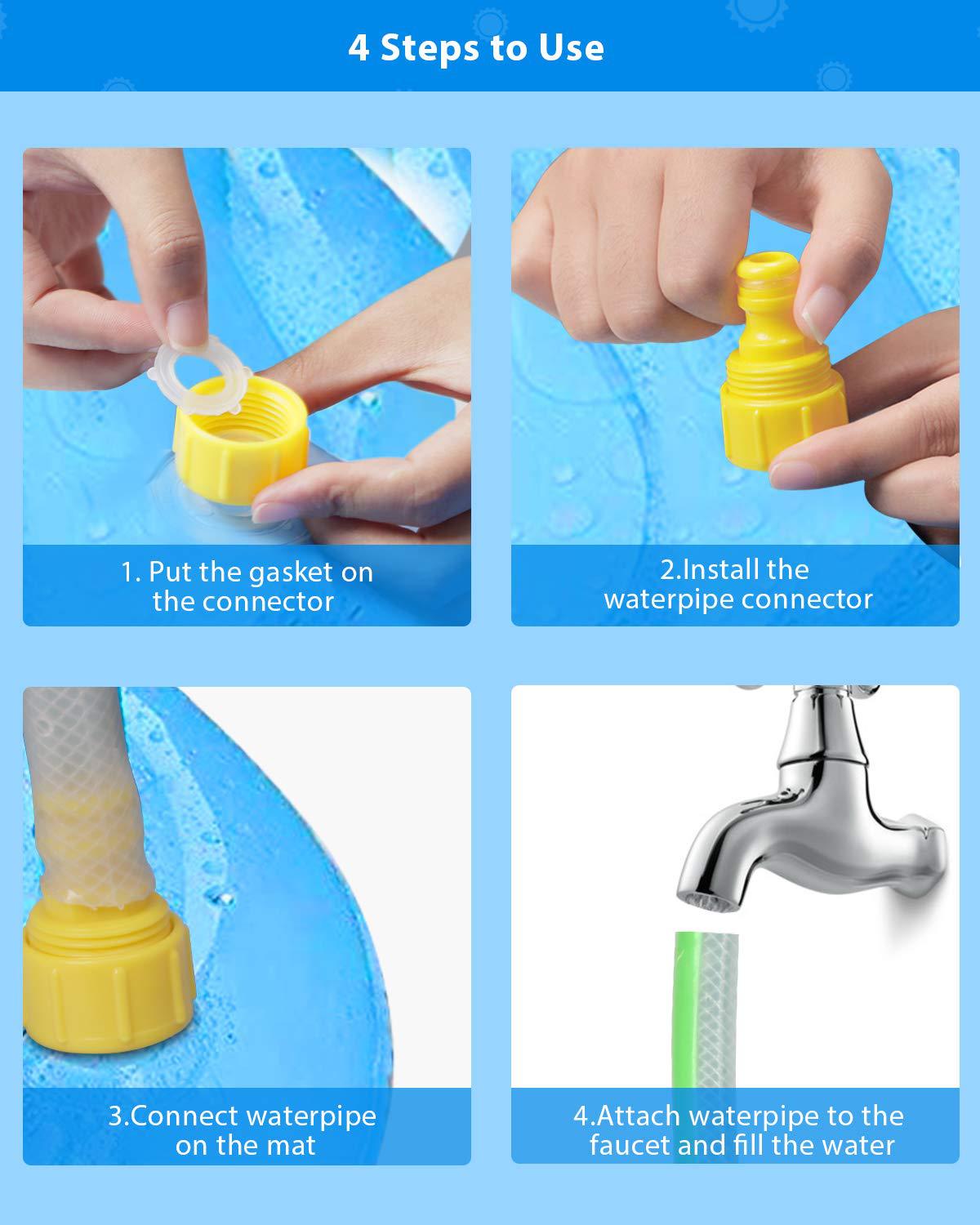 Durable Kids' Water Splash Mat