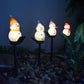 Outdoor LED Solar Snowman Light