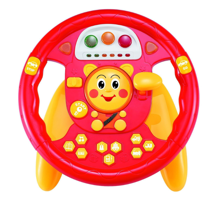 Simulated Steering Wheel Toy