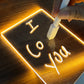 Led Light Note Board With Pen