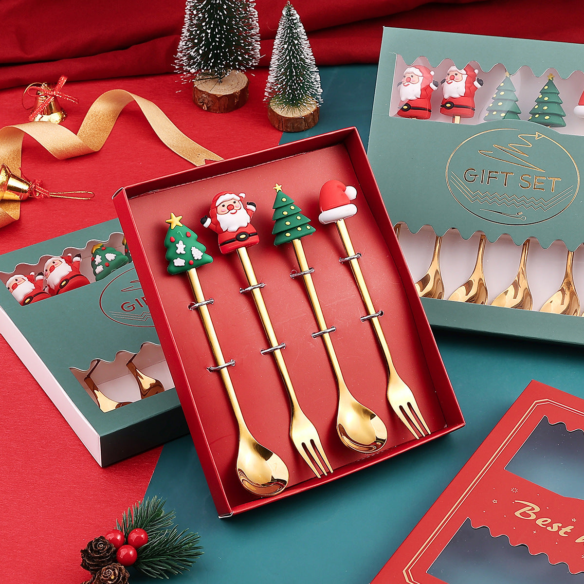 Christmas Gift Spoon Fork Set