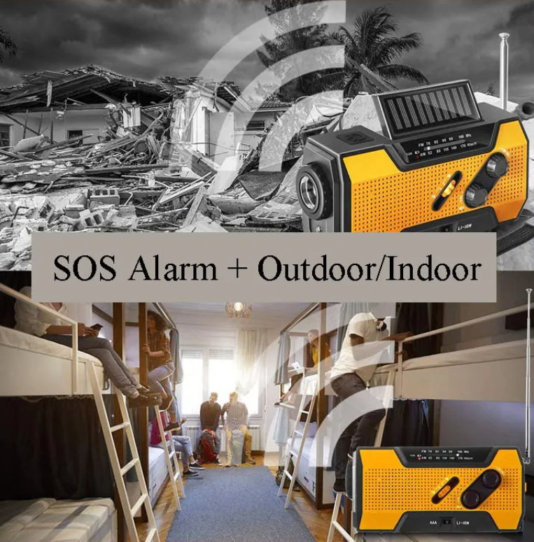 Solar Multifunctional Emergency SOS Radio