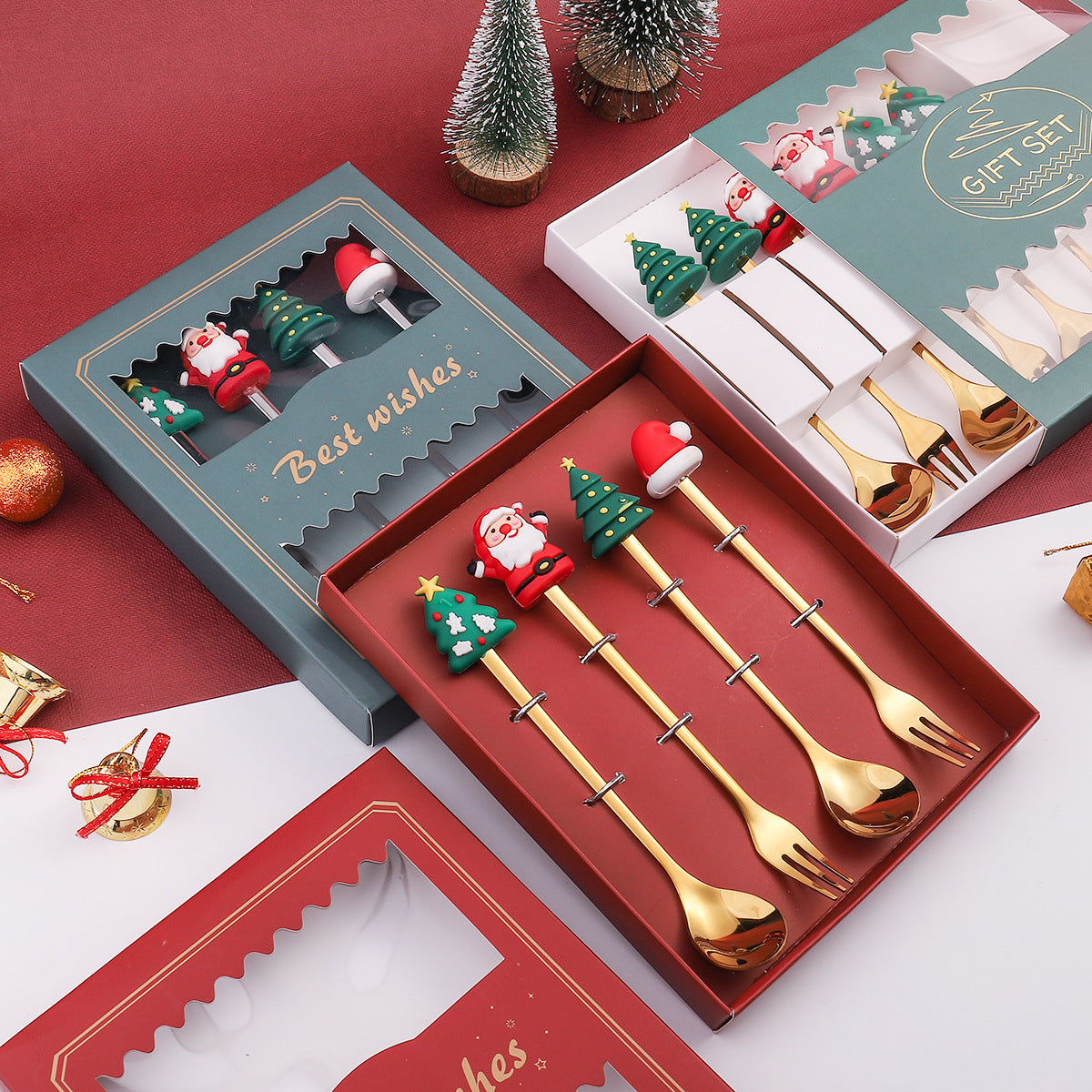 Christmas Gift Spoon Fork Set