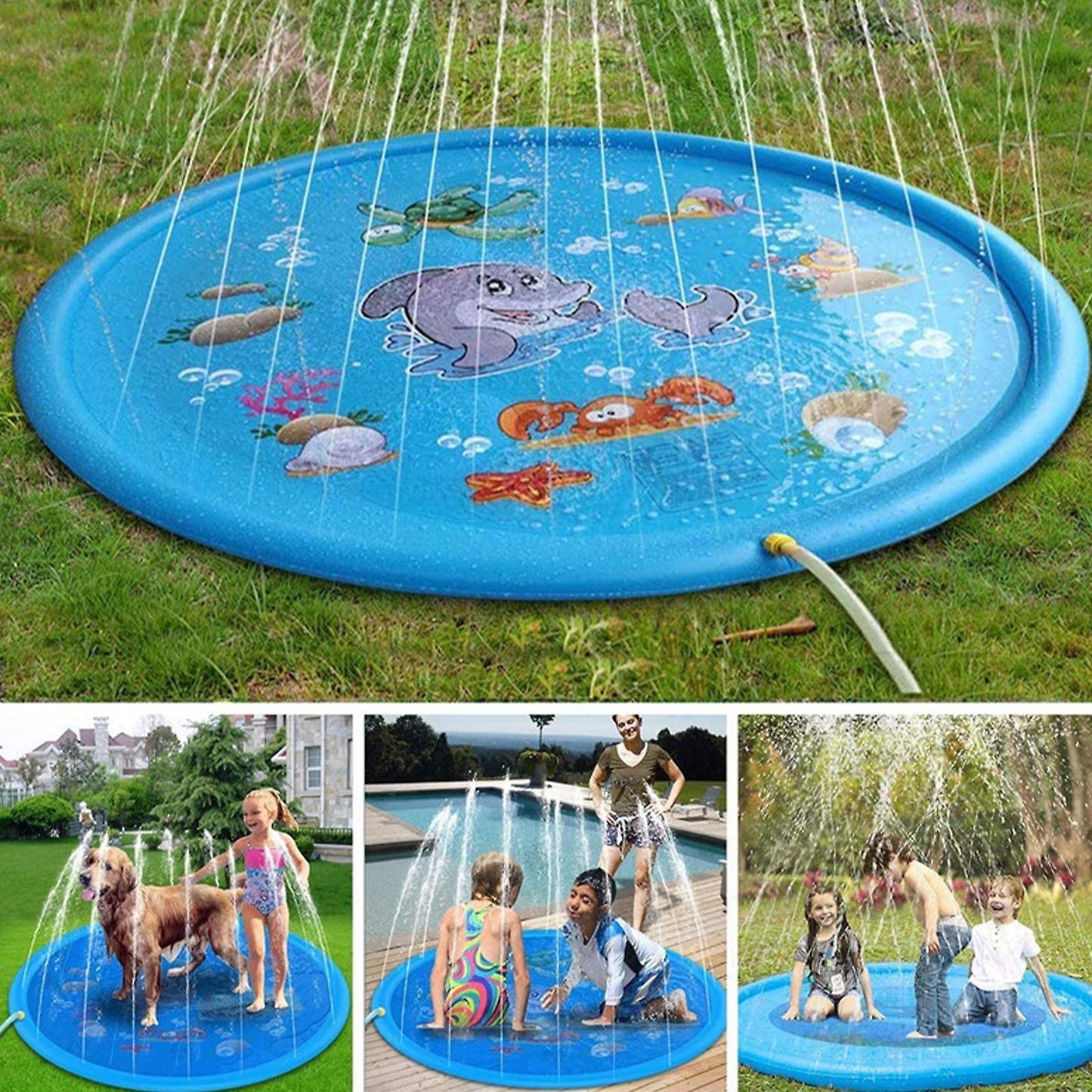 Durable Kids' Water Splash Mat